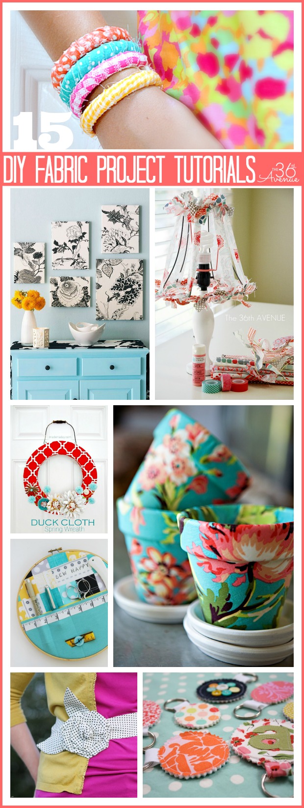DIY 36 Fabric No-Sew Projects - New Craft Works