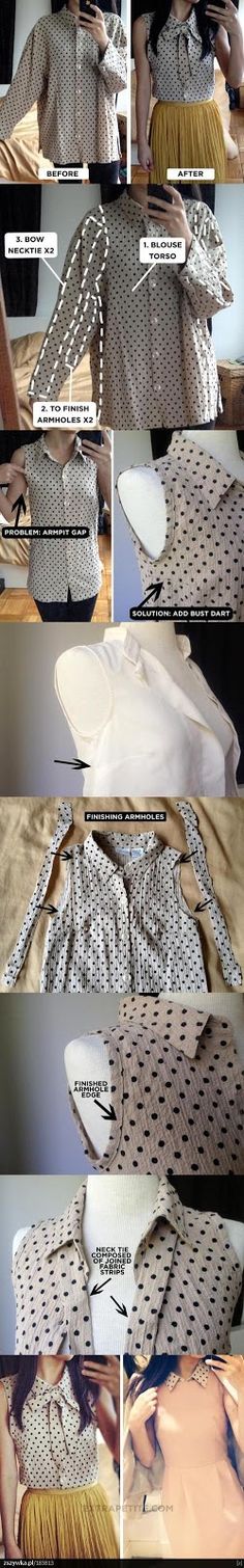 Recycling Old Blouses