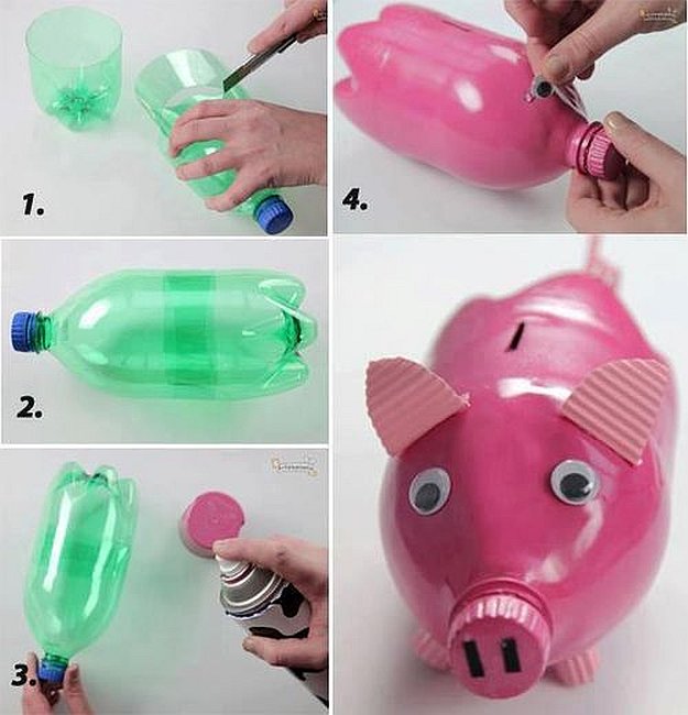 Turn those empty bottles into something useful and decorative with these 17 DIY Crafts Using Recycled Plastic Bottles by DIY Ready at http://diyready.com/17-diy-crafts-using-recycled-plastic-bottles/