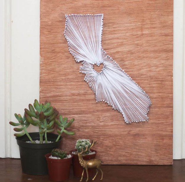 DIY String Art Woodworking Project for Kids