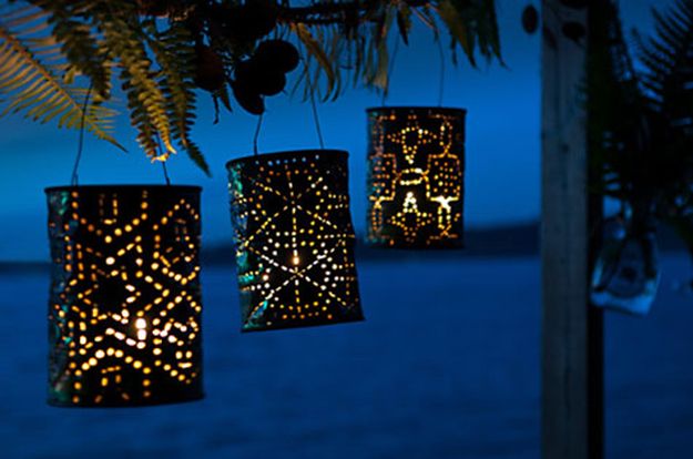 Coffee Can Lanterns | 15 Creative DIY Coffee Crafts