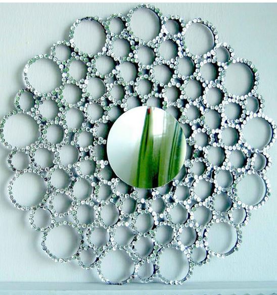 Sequin TB Roll Sunburst Mirror | 17 Amazingly Cheap Home Decor | DIY Crafts 